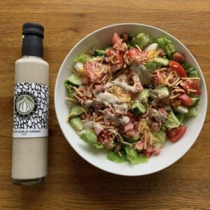 black garlic caesar dressing Sydney home delivery garlicious grown